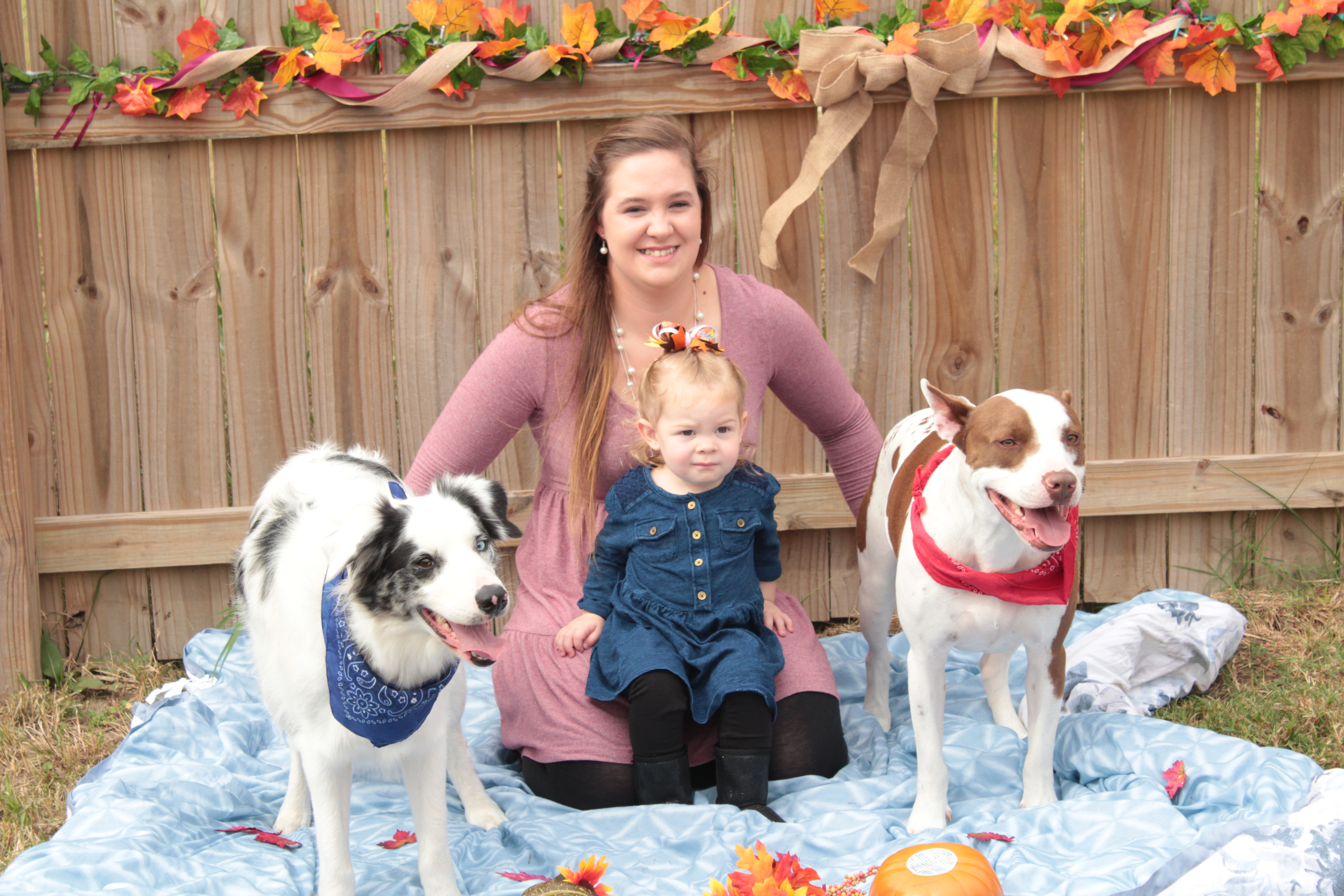 My daughter and granddaughter and their puppies